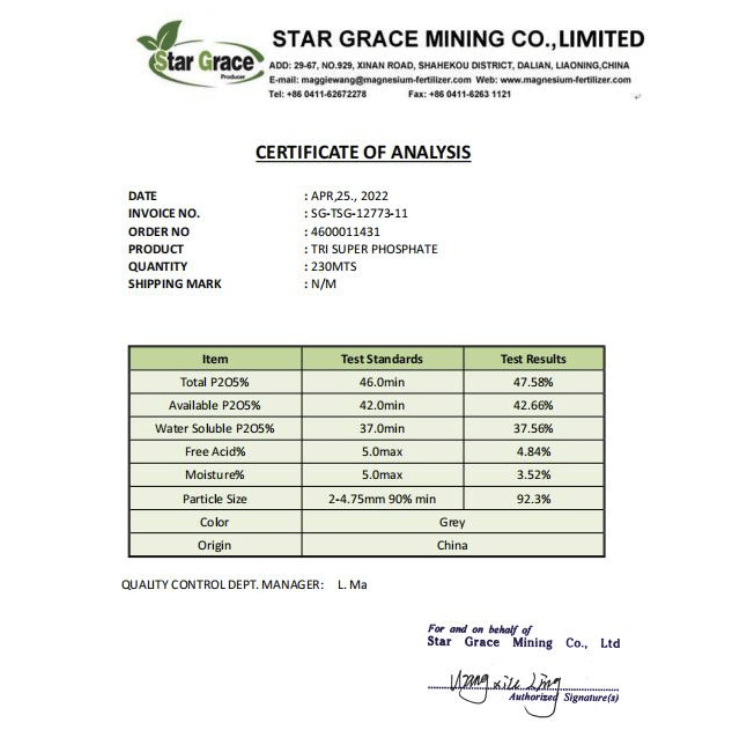 Triple Super Phosphate Fertiliser